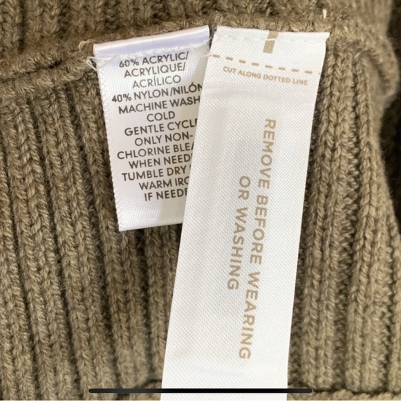 LOFT sweater poncho one size - Picture 3 of 3